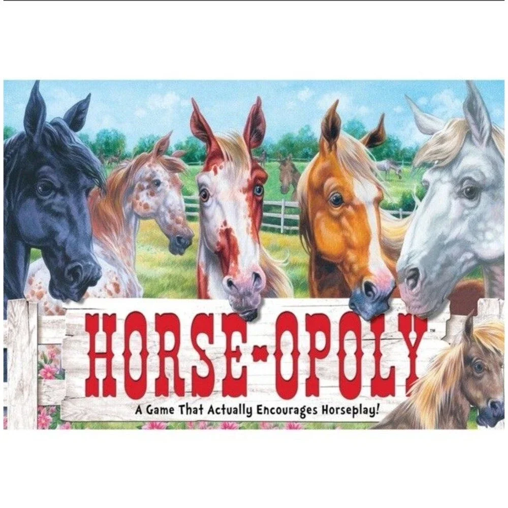 Horse-Opoly Board Game by Late For The Sky NEW SEALED Horseopoly USA
